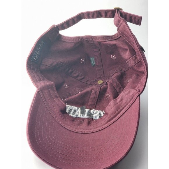 Latin Football Burgundy Men's Adjustable Legacy cap - Picture 3 of 6